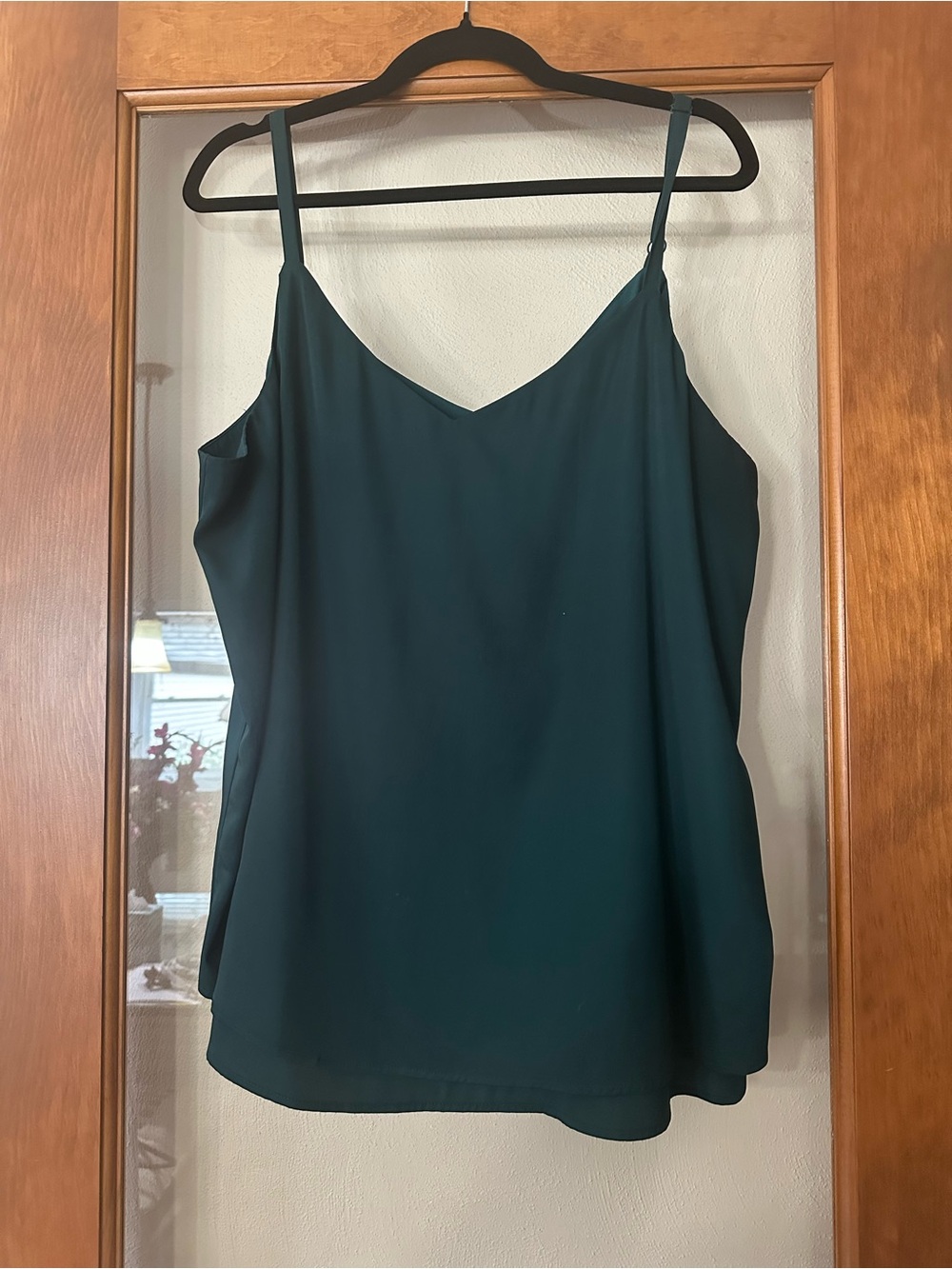 torrid Forest Green V-Neck Spaghetti Strap Cami